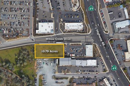 Preview of VacantLand space for Rent at SWQ of Willow Creek Dr & Highway 49