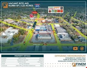 1.22 Acres | 10,980 SF Retail | 21,600 VPD | 3X Full Motion
