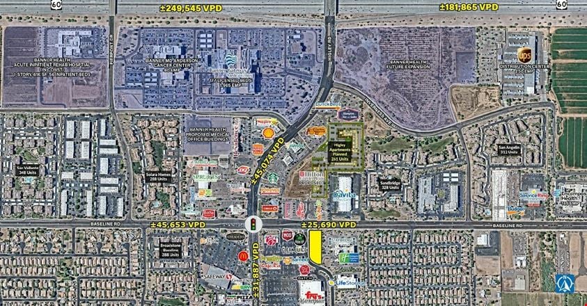 Preview of Retail space for Rent at Higley Rd & Baseline Rd | ESEC