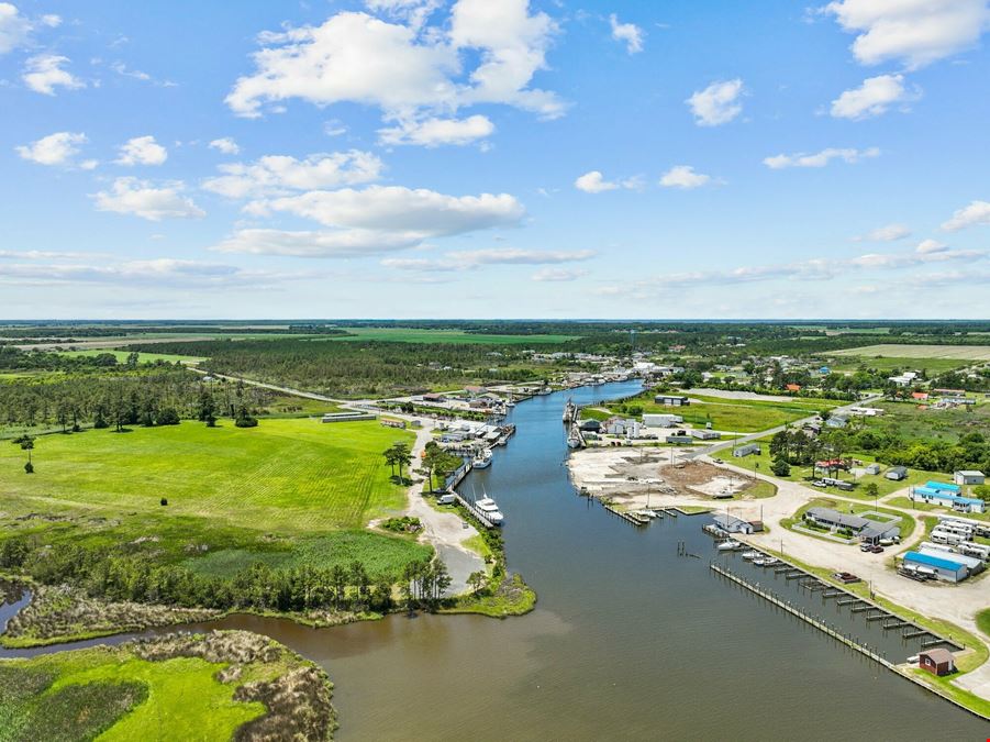 55 +/- Acre Waterfront Development Site & Marina - Engelhard NC