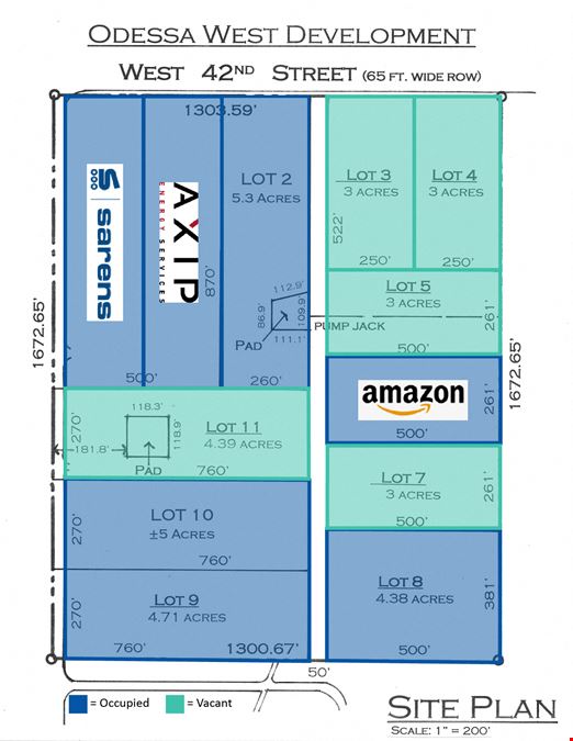 Odessa West Industrial Park - 3-4.39 AC Lots