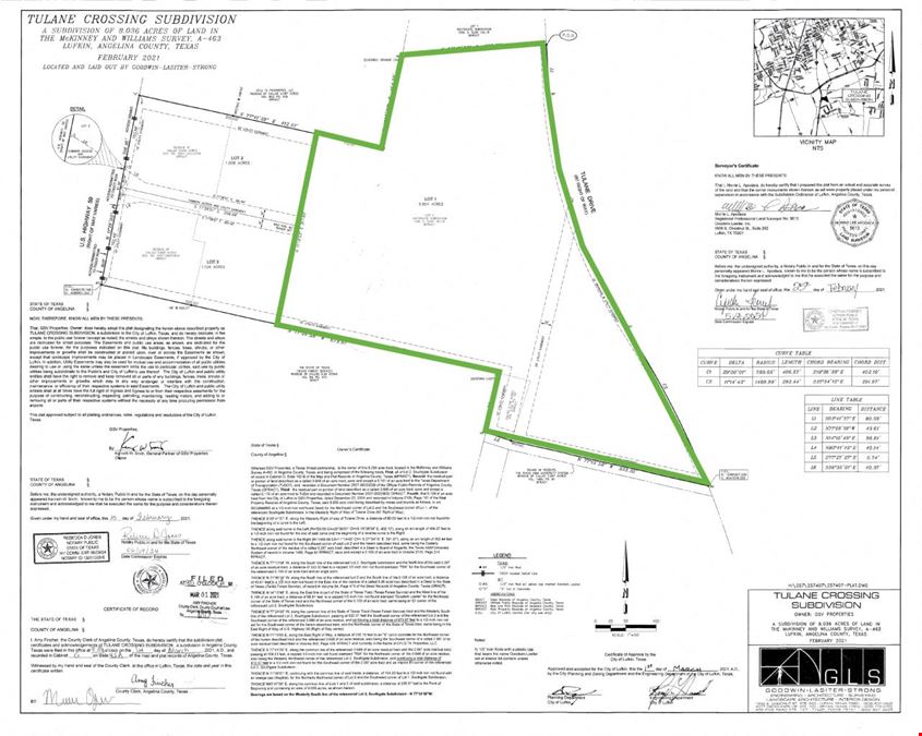 5.85 Acres on Tulane Drive Lot 1