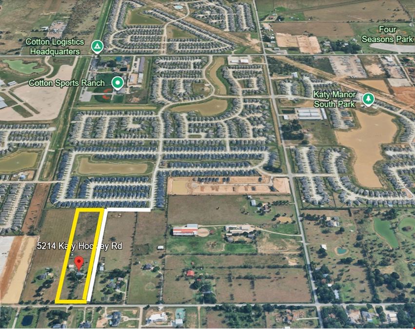 5214 Katy Hockley Rd, Katy TX 77493- 8.4 Acres with Utilities