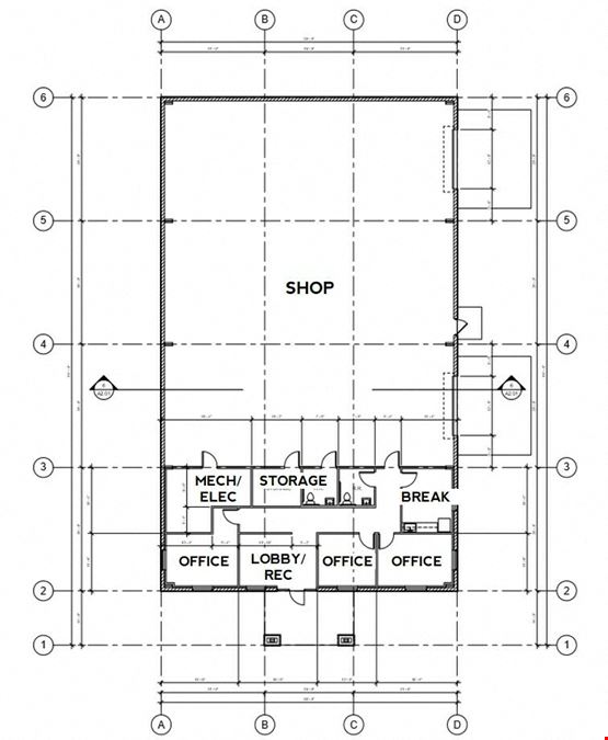 ±6,000 SF Industrial Flex on 0.94± AC