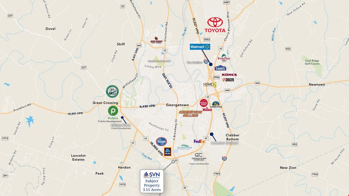 Georgetown High Traffic Retail Site