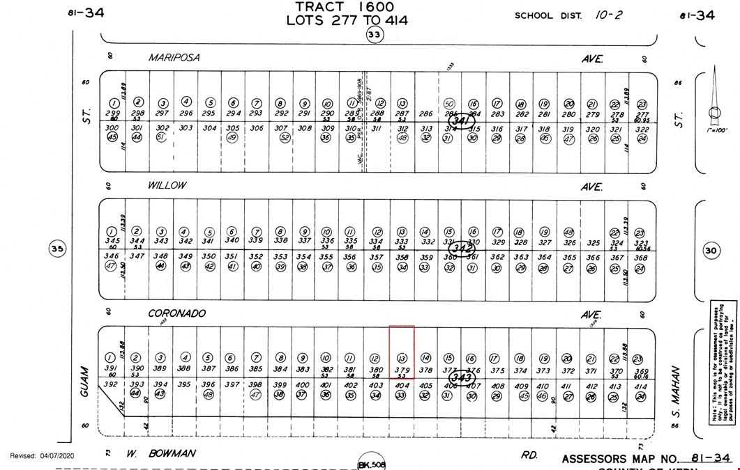 ±0.15 Acres of Level Residential Land in Ridgecrest