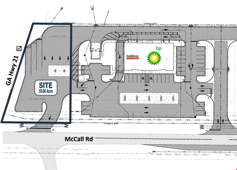 ±0.66-Acre Retail Outparcel on GA Hwy 21 | Ground Lease