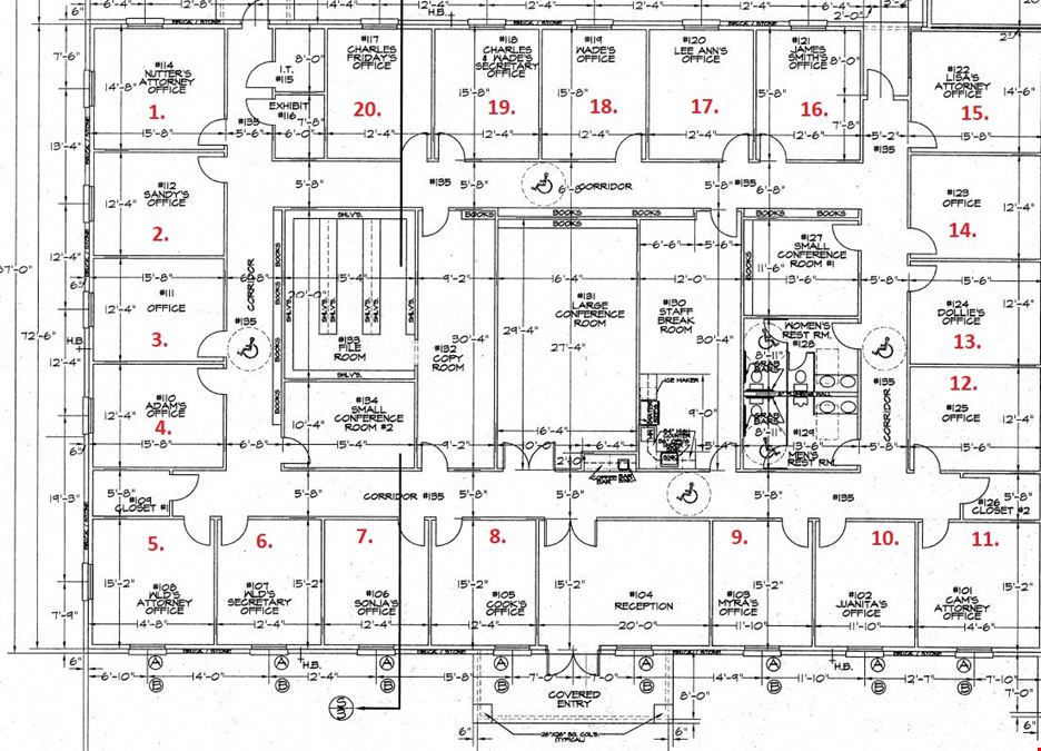 8108 SF Office Space / Individual Offices Available