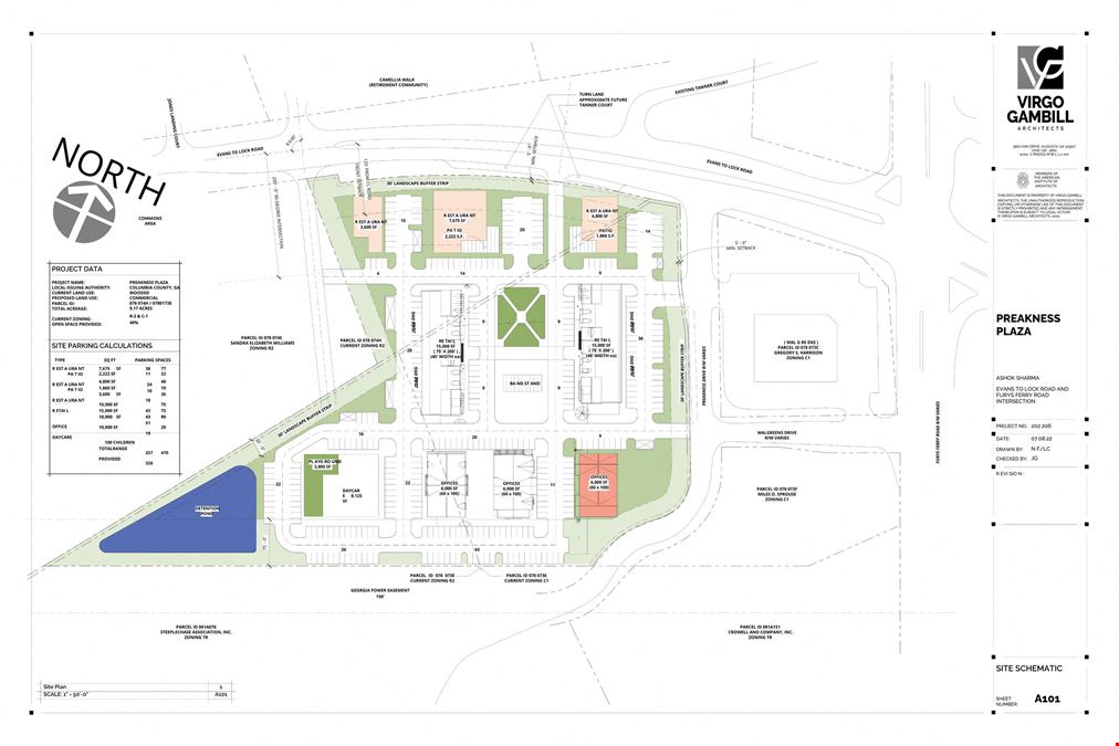 Preakness Plaza | Prime 9.17-Acre Retail Site | Evans, GA