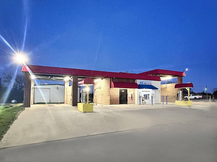 Self-Service Wand Car Wash & IHA Ice Vending Machine