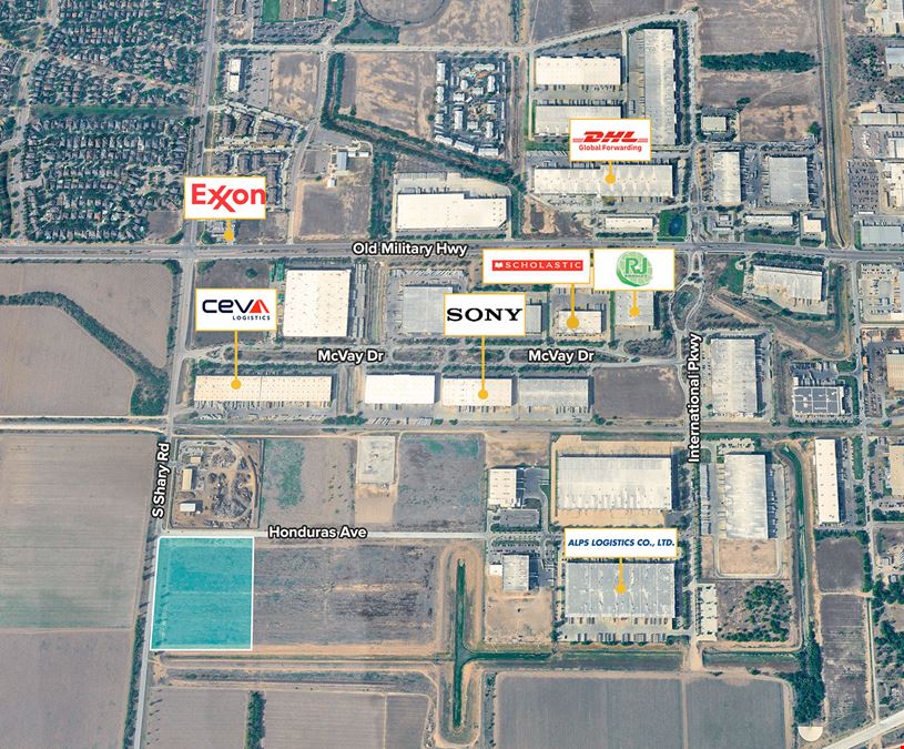 SEC S Shary Rd & Honduras Ave