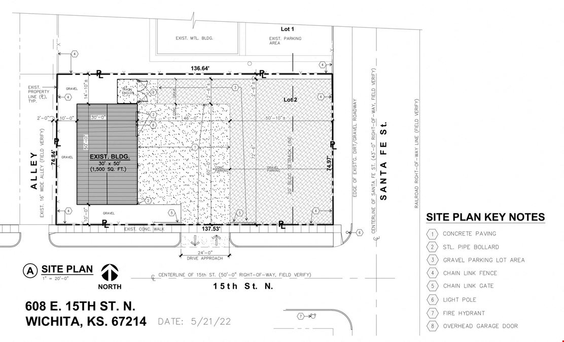 SHOP WITH FENCED YARD