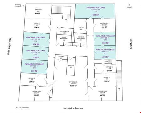 Preview of Office space for Rent at 2006 Kala Bagai Way