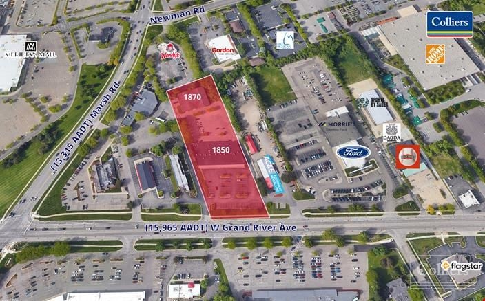 2,000 to 5,740 SF Retail and Light Industrial Space | Okemos, MI