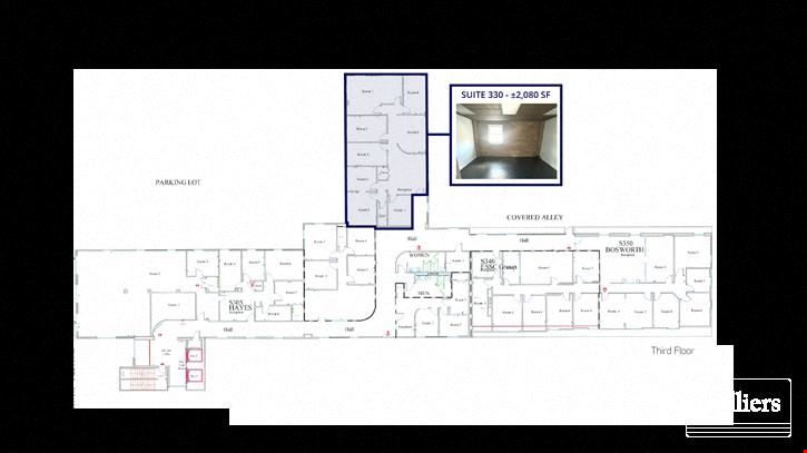 Highly Visible Office Space Ranging from ±2,040–2,080 SF in Downtown Charleston