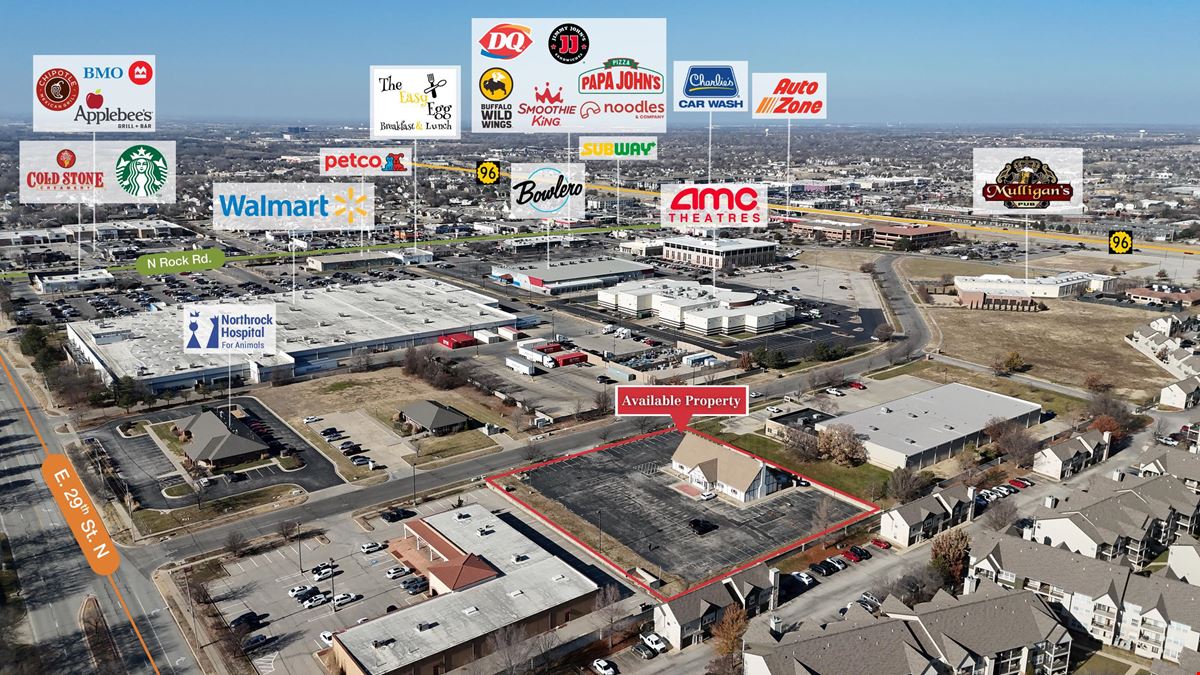Free-Standing Commercial Building on 1.35 Acres with Abundant Parking