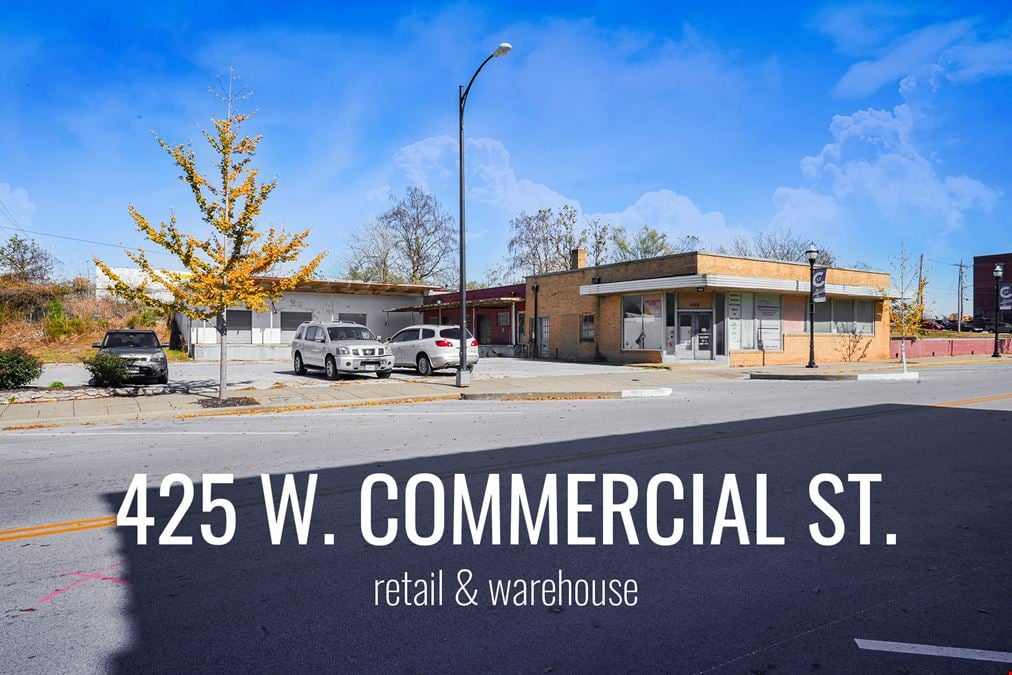 8,594 RSF Warehouse / Retail Building For Lease on Historic Commercial Street