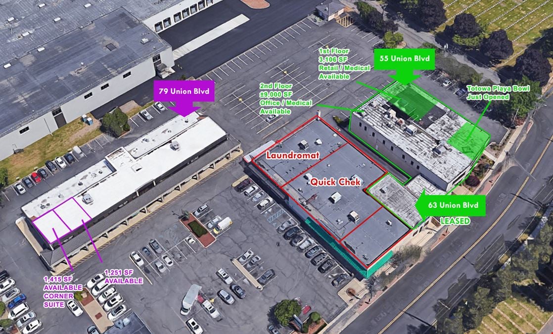 Retail and Medical / Professional Offices for Lease at Quick Chek Center