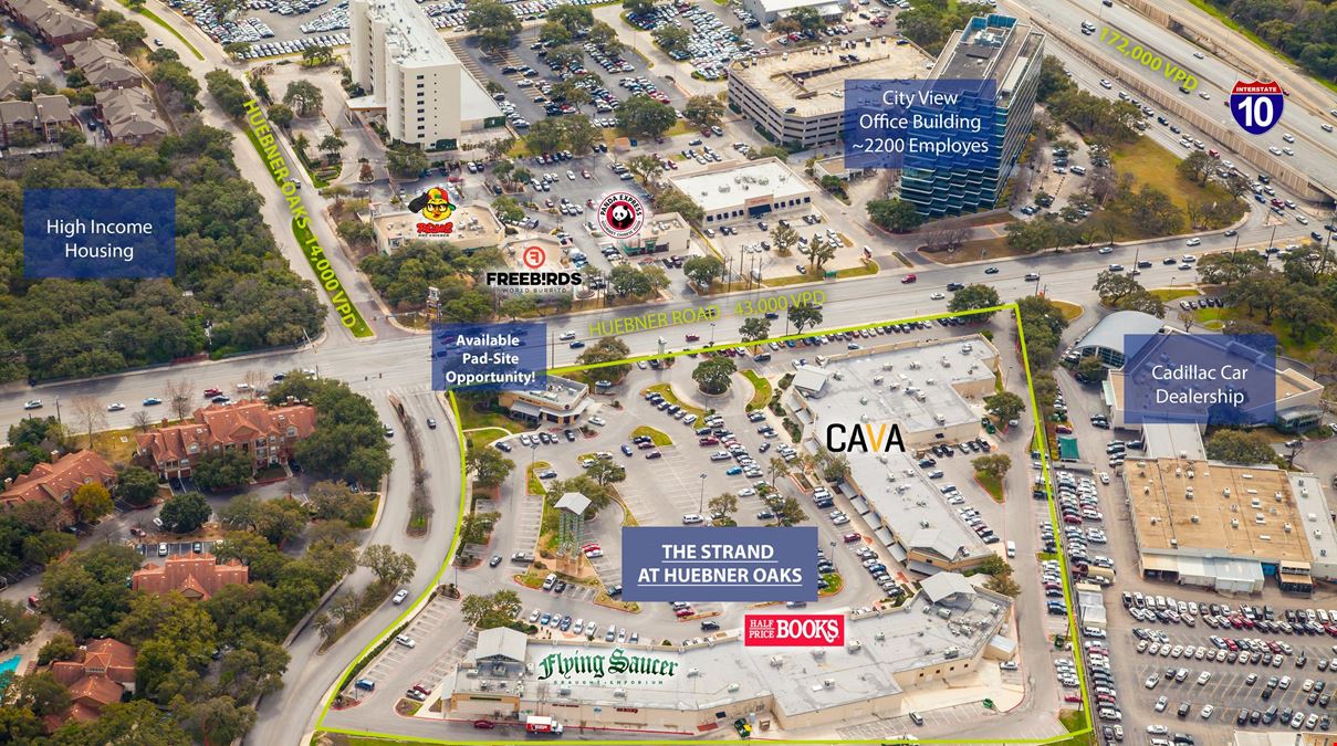 The Strand at Huebner Oaks | Snooze Anchored Convenience Center