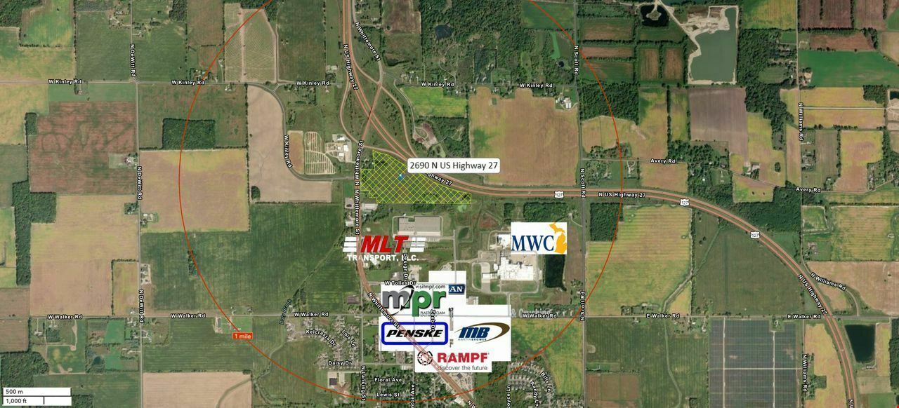 40 Acres Development Land at US 127 Interchange