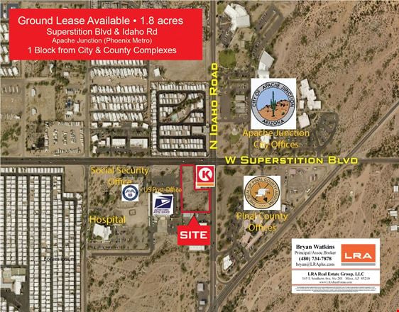 Preview of VacantLand space for Rent at 95 W Superstition Blvd