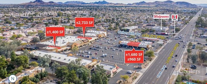 Retail Shop Space for Lease in North Phoenix