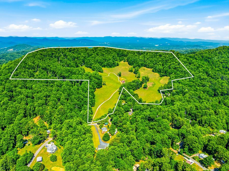 Rare South Asheville Estate Farm on ±80 Acres