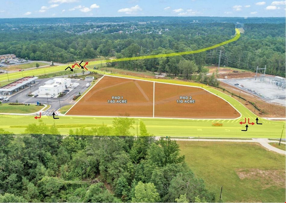 2 Pad Sites | Anchored by Food Lion | 2X Full Motion