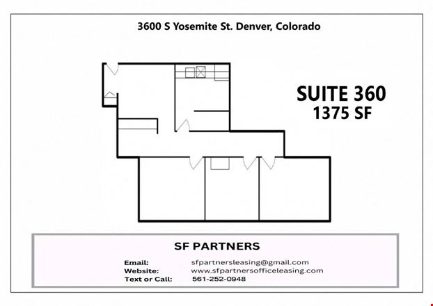 Preview of Office space for Rent at 3600 Yosemite St