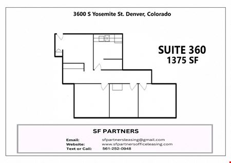 Preview of Office space for Rent at 3600 Yosemite St
