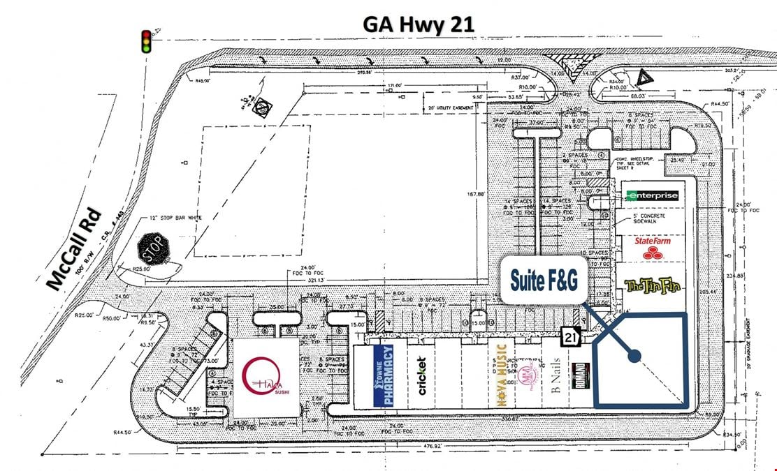 McCall Plaza | Inline Retail Space Available | For Lease