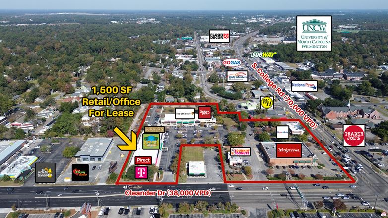 Preview of Retail space for Rent at 4401 Oleander Drive