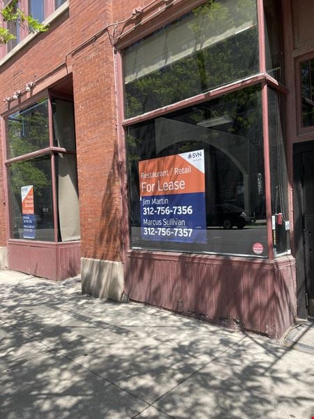 Preview of Retail space for Rent at 731-733 S Dearborn St