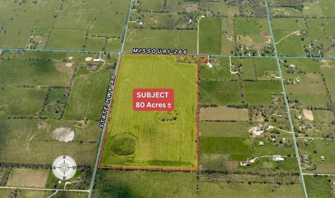 80 ACRE ± SITE FOR SALE HWY 266 & HWY AB