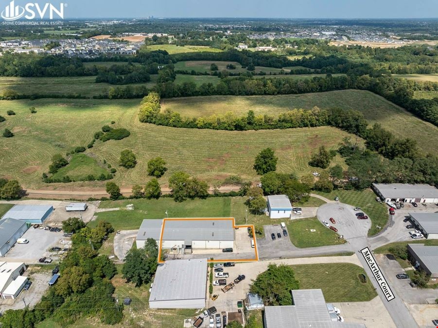 7,000 SF Industrial Space FOR LEASE in Nicholasville, KY