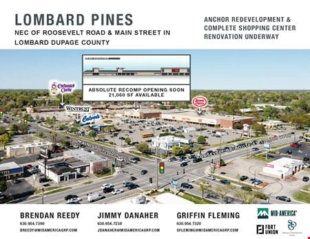 Preview of Retail space for Rent at Roosevelt Rd & Main Street