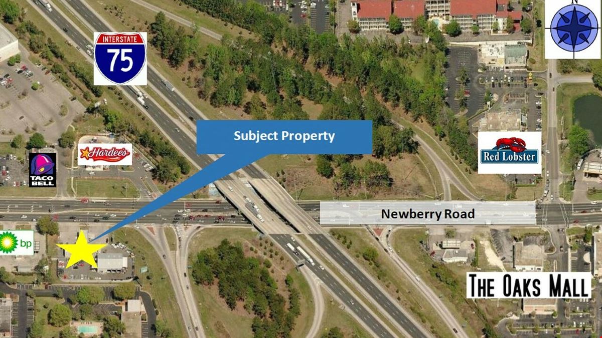 Former Convenience Store for Lease, Prime I-75 and Newberry Road Location