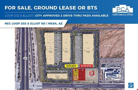 Preview of Retail space for Rent at Loop 202 & Elliot Rd