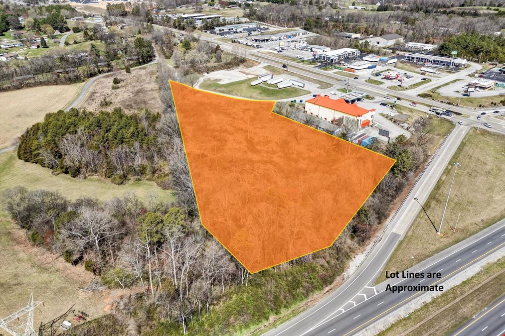 Exit 81, I-75 Acreage. C-4 Zoning, Loudon County