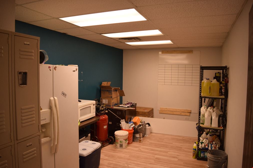 3,300 SF Warehouse space with an oversized drive-in door