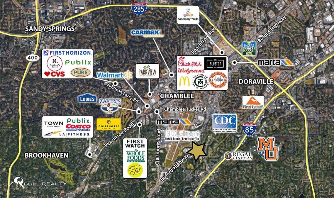 Chamblee Redevelopment Site |  ±1.90 Acres | For Sale or Ground Lease