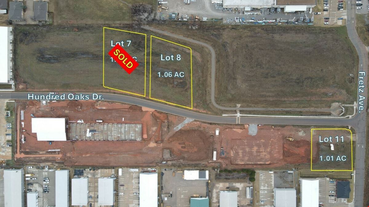 Hundred Oaks Industrial Lots
