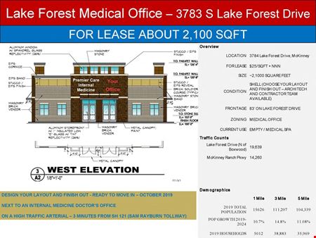 Preview of Office space for Rent at 3783 South Lake Forest Drive