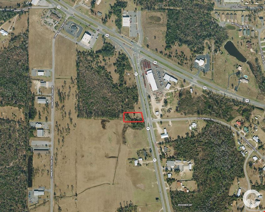 .68  Acre Commercial Land for Sale on High-Traffic Route in Marianna, FL