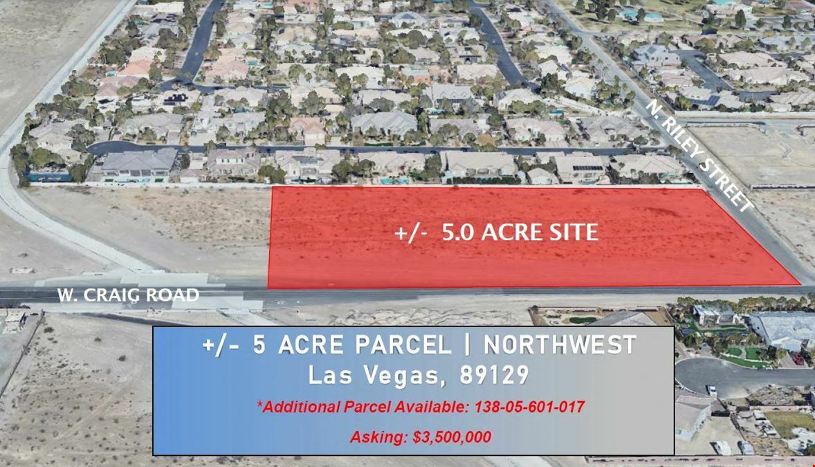 5.0 Acres For Sale