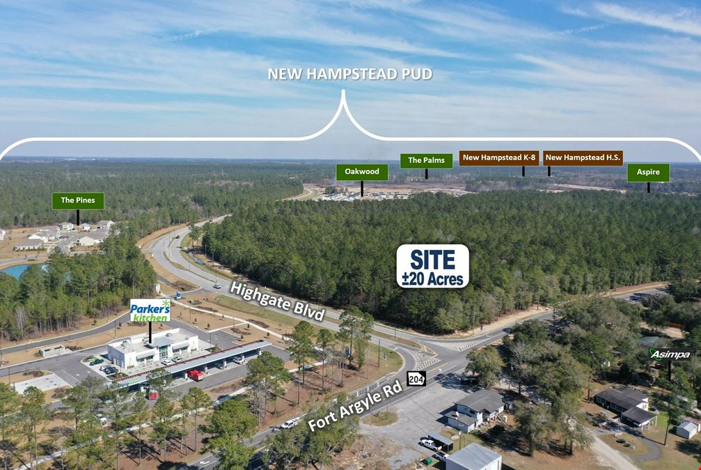 ±20 Commercial Acres at New Hampstead Entrance
