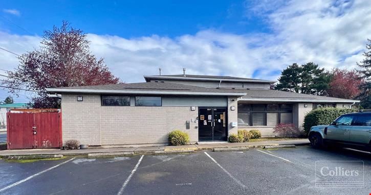 A conveniently located two-story 9,800 SF  office building on a 0.65-acre lot