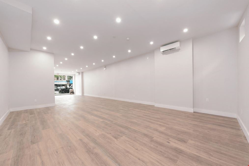 1,100 SF | 1447 Flatbush Avenue | High-Exposure Vanilla Box Retail Space Near Flatbush Junction for Lease