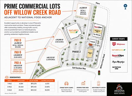 Preview of VacantLand space for Sale at 1310- 1460 Gail Gardner Way