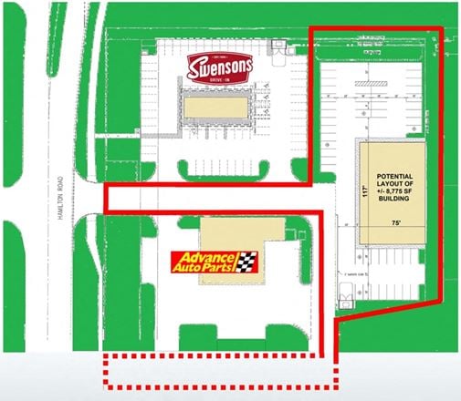Preview of Retail space for Rent at 5720 N Hamilton Rd